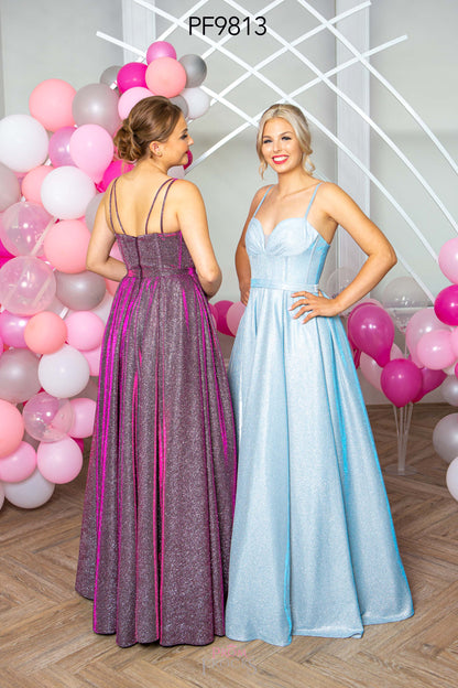 Prom Frocks PF9813 Magenta Prom Dress