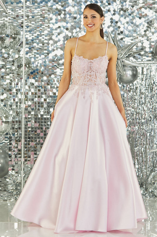 Tiffanys Aaden Pale Pink Prom Dress - Dotique