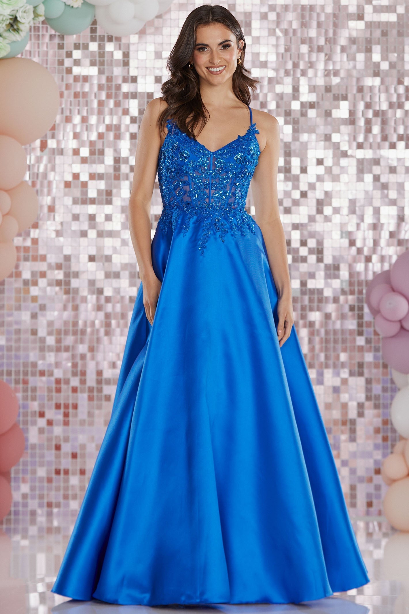 Tiffanys Hayden Royal Blue Prom Dress - Dotique